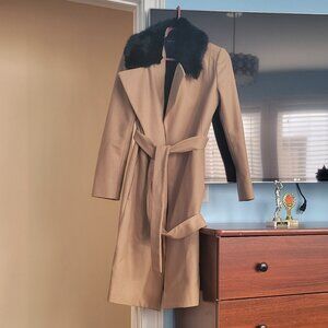 French Connection Coat. Camel